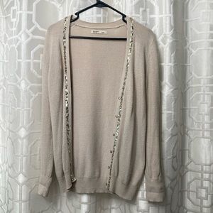 Old Navy Cotton Sequin Cardigan
